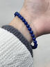豆蔻時(shí)光奢藏級青金石手串手鏈男女士款禮物 本命年轉運珠手鏈 6mm 曬單實(shí)拍圖