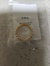 老廟黃金戒指古法金銅錢(qián)幣足金戒指財源滾滾錢(qián)幣金戒指送女友老婆禮物 16#約1.1g 曬單實(shí)拍圖