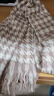 【全網(wǎng)熱銷(xiāo)】圍巾氛圍感千鳥(niǎo)格學(xué)生韓版情侶秋冬保暖百搭 卡其千鳥(niǎo)格（軟糯炒雞好看） 68*190cm 曬單實(shí)拍圖