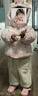 鴨鴨2025新款童裝短款兒童加厚羽絨服寶寶保暖外套小童外套女童寶寶 碎花粉 100 曬單實(shí)拍圖