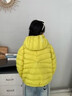 ONEDEW國際品牌兒童羽絨服新款男女童中大童洋氣90白鴨絨連帽排骨外套 黃色【國際倉發(fā)貨+禮盒包裝】 130 cm 建議身高115-125cm 曬單實(shí)拍圖