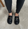 他她女鞋六便士黑色小皮鞋休閑樂(lè )福鞋新款百搭單鞋 黑色 38 曬單實(shí)拍圖