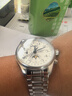 浪琴表帶鋼帶原裝浪琴表帶鋼帶名匠四針八針月相L2.673.462879 銀色 21mm 曬單實(shí)拍圖