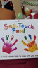 See, Touch, Feel 視覺(jué) 觸覺(jué) 感覺(jué) 感官系列大開(kāi)本 1 2 3 4冊 See, Touch, Feel 系列大開(kāi)本4冊 感官認知觸摸書(shū) 單詞學(xué)習幼兒英語(yǔ)啟蒙紙板書(shū) 數字字母圖書(shū) See 曬單實(shí)拍圖