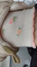東方緣襪子女士中筒棉襪【10A抗菌防臭】透氣粉色卡通小狗少女短筒5雙 曬單實(shí)拍圖