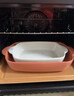 川島屋芝士焗飯烤盤(pán)烤箱專(zhuān)用器皿陶瓷雙耳創(chuàng  )意餐具微波爐盤(pán)子家用 7英寸烤盤(pán)(磚紅) 曬單實(shí)拍圖