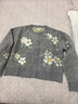 UR【HOT】2025冬季新款女裝休閑立體花朵針織開(kāi)衫UYL950247 曬單實(shí)拍圖