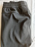 拇指白小衫秋冬男士羽絨衛褲男90絨加厚保暖直筒寬松百搭休閑褲子 墨黑 34 曬單實(shí)拍圖