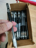 得力（deli）60支辦公中性筆簽字筆水筆 0.5mm子彈頭黑色33109 辦公用品 曬單實(shí)拍圖