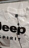 JEEP SPIRIT吉普刺繡竹節棉長(cháng)袖T恤男春季日系復古寬松打底衫男 白色 L 曬單實(shí)拍圖