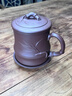 冬帝宜興竹節紫砂杯純手工男士大容量個(gè)人泡茶杯高端辦公杯送長(cháng)輩爸爸 翠竹悠悠（五件套）深井老紫泥/名師邵軍亞 約460毫升 曬單實(shí)拍圖