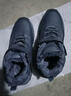 足力健艾爸爸老人鞋冬季新款羊毛保暖男鞋防滑軟底棉鞋零下保暖女 MX21黑色男款秋冬新款 43 曬單實(shí)拍圖