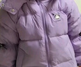 波司登（BOSIDENG）25款羽絨服女童90絨5A抗菌絨庫洛米新年紅羽絨服新年紅本命年 甜酷蘇紫|6403【酷洛米聯(lián)名】 160 /80A 約150-160cm 45kg 曬單實(shí)拍圖