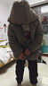 史努比（SNOOPY）兒童羽絨服男童厚中長(cháng)秋冬新款女童拜年服 咖色   170    曬單實(shí)拍圖