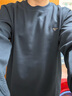 七匹狼長(cháng)袖T恤男士衛衣秋季圓領(lǐng)純色打底衫男士簡(jiǎn)約時(shí)尚彈力長(cháng)T商務(wù)男裝 101(藏青)-華夫格抗起球 L (170) 曬單實(shí)拍圖