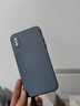 KEKLLE適用蘋(píng)果X云感硅膠手機殼 iPhone x保護套 新升級全包云感硅膠保護套膚感防摔超薄軟殼 薰衣草灰 曬單實(shí)拍圖