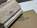 蔻馳（COACH）【品牌直供】新年禮物女士小號印花風(fēng)琴包單肩斜挎包PVC配皮CW206 曬單實(shí)拍圖