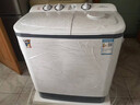 小鴨 洗+脫15公斤大容量半自動(dòng)洗衣機小型家用 雙桶雙缸波輪洗衣機洗脫兩用帶甩干 藍光款(洗滌9公斤+脫水6公斤) 曬單實(shí)拍圖
