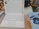 智思慧適用華為平板matepadpro12.2英寸鍵盤(pán)保護套 一體磁吸分離支撐硅膠殼 智能觸控背光藍牙鍵盤(pán) 白色 曬單實(shí)拍圖