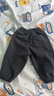 嘟嘟家寶寶燈芯絨褲子秋冬兒童寬松休閑褲男童長(cháng)褲洋氣女童冬裝 灰色 90 曬單實(shí)拍圖