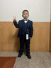 羅蒙兒童西裝套裝男童2026新款主持人花童禮服中大童鋼琴畢業(yè)演出服秋 上衣+褲子+馬甲+領(lǐng)結+加絨襯衫 130 曬單實(shí)拍圖