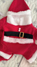 IXJSN寵物新年圣誕cos貓咪衣服泰迪比熊冬季圣誕頭飾狗狗圣誕節衣服 直立裝扮圣誕老人 XS建議3斤內 曬單實(shí)拍圖