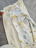 舒貝怡嬰兒衣服夏季男童睡衣女寶寶空調服薄款內衣套裝家居服 滿(mǎn)印黃 90 曬單實(shí)拍圖