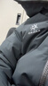 KAILAS凱樂(lè )石厚款羽絨服男鵝絨保暖FLT防風(fēng)連帽外套秋冬 玄青黑 XS 曬單實(shí)拍圖