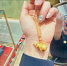 老凰祥黃金古法葫蘆項鏈男女金包銀999福祿吊墜情侶款手編繩禮物 花絲鏤空葫蘆吊墜（金包銀）送禮盒 曬單實(shí)拍圖