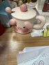 蒙?？蓯?ài)馬克杯子女士辦公室喝水杯大容量陶瓷杯帶蓋高顏值情侶咖啡杯 大耳朵陶瓷杯-粉豬 400ml 曬單實(shí)拍圖