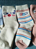 浪莎（LangSha）女童襪子秋冬加厚兒童毛圈襪女孩寶寶加絨保暖中筒襪毛巾襪 曬單實(shí)拍圖