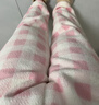 果殼（Gukoo）情侶睡衣冬季迪士尼保暖舒適圓領(lǐng)格子褲女家居服套裝男 桃子粉 S 曬單實(shí)拍圖