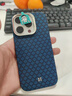 邦克仕（Benks）適用iPhone16 Pro手機殼蘋(píng)果16pro 【凱芙拉】菱格浮織凱夫拉磁吸高端保護套 典藏藍 曬單實(shí)拍圖