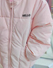 巴拉巴拉童裝兒童棉服男童女童外套冬裝棉衣繡花寶寶衣服 夢(mèng)幻粉60308 110 曬單實(shí)拍圖