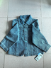 迪士尼春季新款洋氣休閑CYZ24C566牛仔外套 藍色 150 曬單實(shí)拍圖