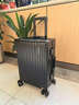 烏尼莫克（Uniamog）德國品牌全鋁鎂合金拉桿箱行李箱小型登機箱高級旅行箱密碼皮箱子 量子灰-尊雅款 加厚鋁鎂合金硬箱 24英寸 鋼軸承TPE灌注輪 新上市 曬單實(shí)拍圖