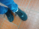 廚王防滑運動(dòng)鞋休閑廚師鞋透氣廚房工作鞋男女防臭增高秋冬加絨新款 【防水防滑】皮面款-男女同款 38 曬單實(shí)拍圖