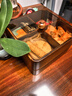 原森太南美胡桃木果盒干果水果收納盒客廳家用茶點(diǎn)托盤(pán)分格零食糖果盒 曬單實(shí)拍圖