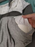 示朵哺乳吊帶背心可外穿孕婦內衣帶胸墊防下垂產(chǎn)后喂奶打底衣 019灰XL 曬單實(shí)拍圖