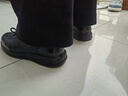 紅蜻蜓休閑皮鞋男25新款男士運動(dòng)板鞋男款軟底牛皮休閑鞋WTA35005黑色42 曬單實(shí)拍圖