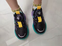 里奇.喬丹   RICKY JORDAN9兒童鞋子男款2025新款秋冬新款帥氣8男童運動(dòng)鞋潮牌男孩皮面10歲 紫龍【升級款更防滑耐磨】 36 曬單實(shí)拍圖