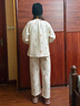英氏（YEEHOO）10A抑菌月子服冬款純棉哺乳睡衣加厚空氣棉孕婦家居服套裝 冰淇淋 圓領(lǐng)系扣款 L【推薦體重120-140斤】 曬單實(shí)拍圖
