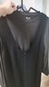 致知 一半子 格雷系羊毛肌理料背心連衣裙套裝25年冬季新 黛黑（一半子） S 曬單實(shí)拍圖