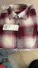 優(yōu)衣庫男女裝法蘭絨格子襯衫長(cháng)袖襯衣薄外套25秋冬481224 480767 481224/16紅色 L 曬單實(shí)拍圖