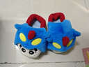 細細條（XIXITIAO）蠟筆小新動(dòng)感超人棉拖鞋男女冬季情侶可愛(ài)家居保暖毛毛鞋 藍色 40-41 曬單實(shí)拍圖