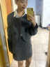 賞峰毛呢套裝裙秋冬季新款韓版氣質(zhì)小個(gè)子短款外套女顯瘦半身裙兩件套 高級灰毛呢短裙 高品質(zhì) XL 推薦115斤-130斤 曬單實(shí)拍圖