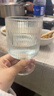 豎紋玻璃高腳杯酸奶冰淇淋杯子高顏值咖啡杯紅酒杯 豎紋高腳杯 200ml 2只 曬單實(shí)拍圖