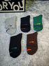 回力襪子四季男士薄款新疆棉7A抗菌條紋中筒襪純色防臭吸汗休閑襪 【混色/5雙裝】真正好的精梳棉 均碼 【秋冬加厚款】39-45 曬單實(shí)拍圖