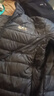 阿瑪尼（ARMANI）奢侈品男裝男裝男士羽絨服輕薄保暖可收納 12090混色 2XL 曬單實(shí)拍圖