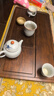 金鑲玉茶盤(pán)茶托 家用竹木單層排水式茶盤(pán)托盤(pán)實(shí)用方形功夫茶具配件 心沉大海黑花梨色茶盤(pán)60*32 曬單實(shí)拍圖